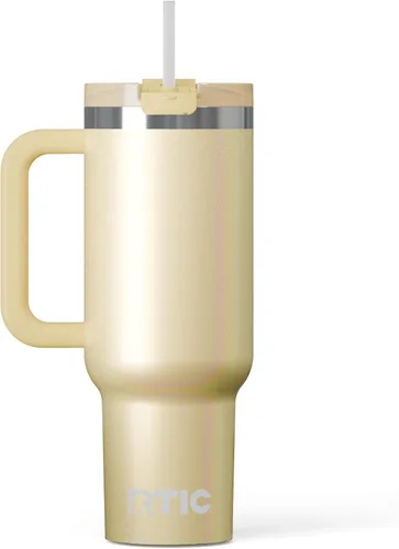 Vista 48 de RTIC Vaso Tumbler de Viaje por Carretera de 30 oz con Doble Pared Revestido de Cerámica Aislado Taza Portátil de Café de Viaje de Acero Inoxidable