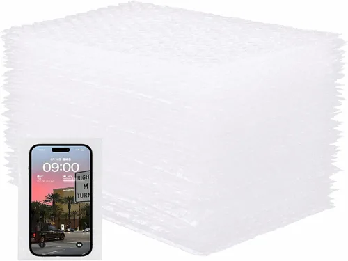 Vista 18 de 200 bolsas de burbujas de 3 x 4 pulgadas para compras, bolsas de burbujas de doble pared para embalaje por correo, mudanza y almacenamiento