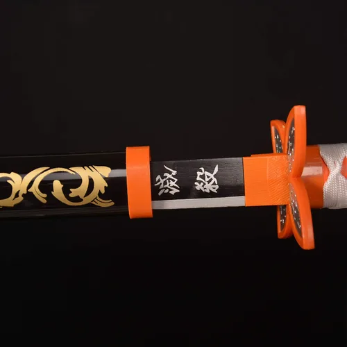 Vista 62 de SV Anime Demon Slayer Sword Katana 41 Inch Decorative Collectible Gift Cosplay Sword，Various Styles Available