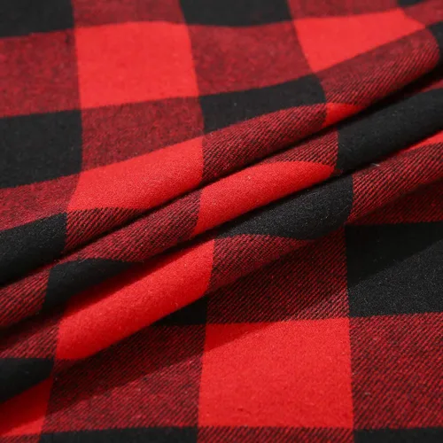 Vista 5 de Sattiyrch Falda para Árbol de Navidad de Cuadros Buffalo de 36 pulgadas, Falda para Árbol de Navidad de Cuadros Buffalo Rojo y Negro