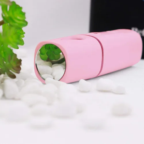 Vista 2 de Nano Facial Vapor Mist Spray Extensiones de pestañas Limpieza de poros Agua SPA Hidratante Rociador Facial Hidratante USB Recargable Mini
