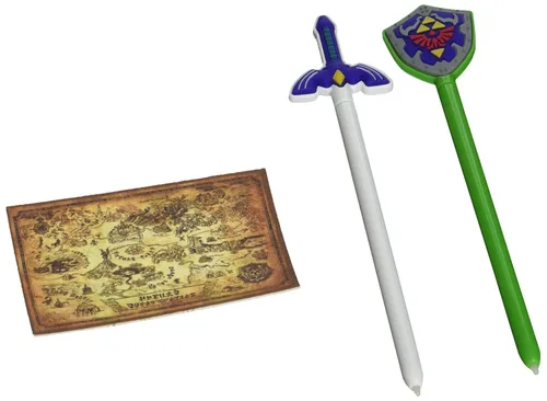Vista 2 de PowerA The Legend of Zelda Adventurer's Pouch - Nintendo 3DS Wii GameCube - Brown