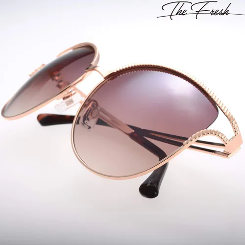 Vista 5 de The Fresh Classic - Elegantes lentes de sol de cristal para mujer con diseño de belleza en caja de regalo
