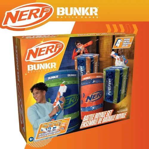 Vista 2 de NERF BUNKR Battle Royale - Búnker inflable Battlezone