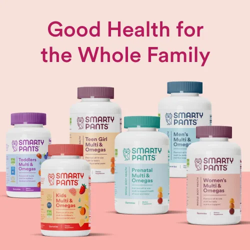 Vista 11 de SmartyPants Gomitas multivitamínicas para mujeres: aceite de pescado Omega 3 (EPA/DHA), metilfolato, CoQ10, vitamina D3, C, vitamina B12, B6, A, K