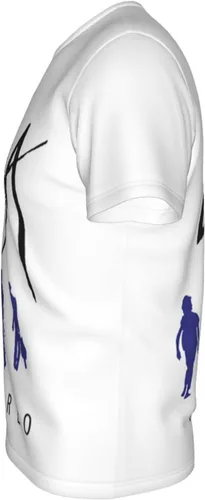 Vista 5 de Soda - Camiseta estéreo para hombre, moderna, moderna, de manga corta, cuello redondo, para verano