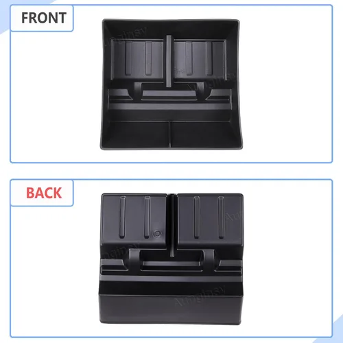 Vista 7 de Aunginsy Caja de almacenamiento de consola central inferior para automóvil compatible con Toyota Tundra 2022-2026, bandeja organizadora