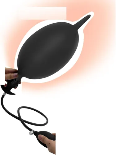 Vista 3 de Tapón inflable de silicona para el trasero, juguetes sexuales anales de silicona, entrenador de juguete sexual anal, estimulador de juguete