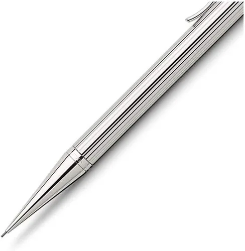 Vista 2 de Faber Castell 138533 - Lápiz mecánico, colección clásica, plata de ley, 0.028 in, importación auténtica