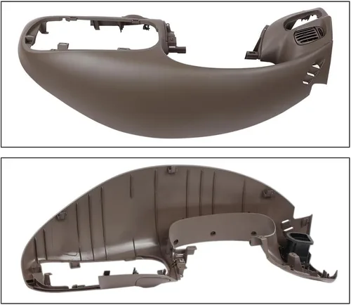 Vista 2 de CHEDA Cubierta de bisel de tablero frontal central marrón compatible con Ford F150/Ford Expedition 1997 1998 1999 2000 20001 2002 2003