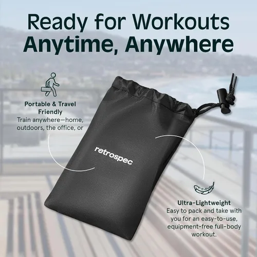 Vista 13 de Retrospec Activate Resistance Loop Band Set for Working Out, Home Fitness, Toning, Stretching & Exercise - Lightweight & Portable for Men & Women