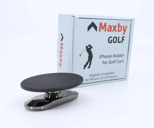 Vista 5 de Soporte para teléfono para carrito de golf, soporte magnético compatible