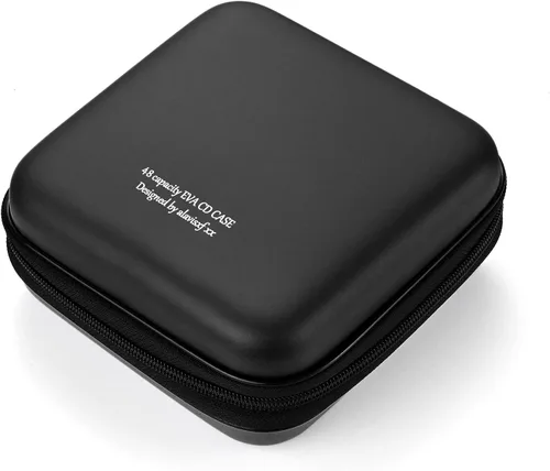 Vista 8 de LIOVODE Funda para DVD, estuche de CD EVA, organizador de almacenamiento, portátil, protector de DVD, soporte para billetera para coche CD Holder