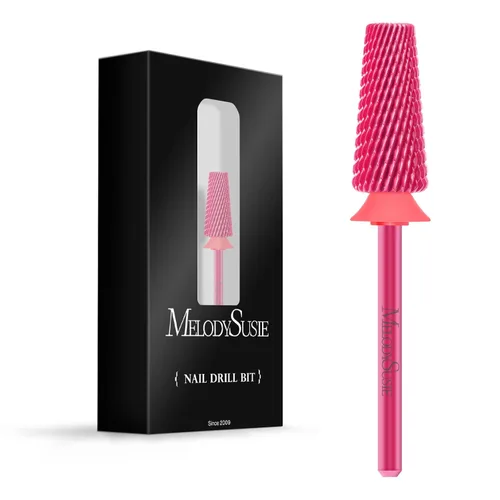 Vista 8 de MelodySusie Super Cut Edition Brocas para Uñas 5 en 1, Brocas Multifunción de Carburo de Tungsteno de 3/32'', Adecuadas para Manicura Pedicura