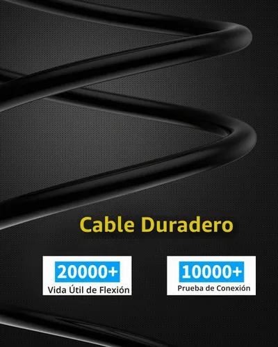 Vista 6 de Paquete de 2 cables XLR cortos de 1.6 pies, cable de micrófono equilibrado XLR macho a hembra de 3 pines, cable de micrófono blindado OFC de 1 pie