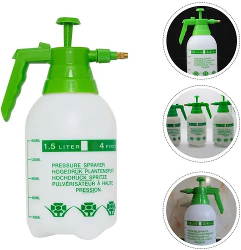 Vista 8 de VANZACK Pulverizador neumático para rociador de agua de manchas, botella rociadora de mano, rociador de jardín, botella de rociador de césped