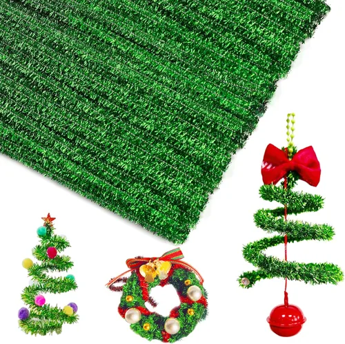 Vista 10 de 150 piezas de limpiapipas de chenilla marrón oscuro, limpiapipas peludos, bricolaje para manualidades creativas hechas a mano, proyectos de arte