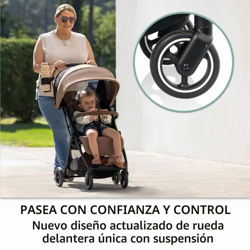 Vista 4 de Evenflo Otto+ Travel System w/LiteMax - Asiento infantil para gatos Lightweight, One Hand Gravity Fold, Rear-Facing Mode 3-30lbs, Stroller use up