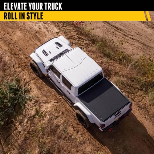 Vista 4 de RealTruck Truxedo Lo Pro - Cubierta tonneau suave enrollable para caja de camioneta 545701 Se adapta a Toyota Tundra 2007 - 2021