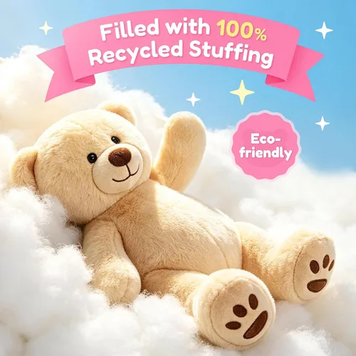 Vista 4 de LotFancy Oso de Peluche Animal de Peluche, Oso de Peluche Marrón de 10 Pulgadas Juguete de Peluche, Regalos de Peluche Suave para Niños Bebés