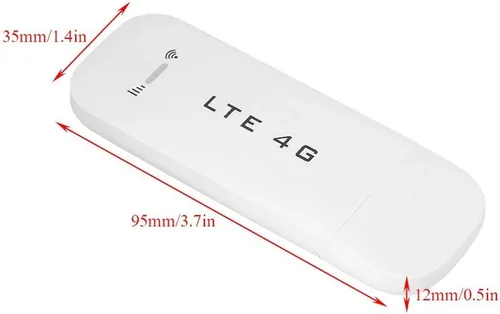 Vista 8 de Adaptador de red USB 4G LTE, Hotspot Router Módem Stick, Plug and Play, Función para compartir hotspot, expansión de memoria pequeña ()