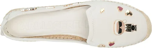 Vista 5 de Karl Lagerfeld Paris Michaela - Alpargatas planas adornadas para mujer