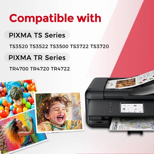 Vista 2 de Ubinki 275XL 276XL - Cartucho de tinta compatible con Canon 275 276 PG-275 CL-276 XL PG275 CL276 (2 negros, 1 color, 3 unidades) funciona con TS3522