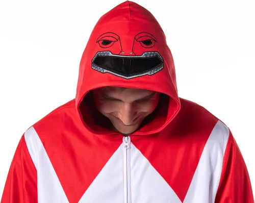 Vista 2 de INTIMO Power Rangers - Traje de pijama de una pieza para hombres y mujeres