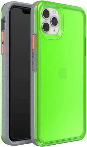 Vista 4 de LifeProof SLAM SERIES - Funda para iPhone 11 Pro Max - DEFY GRAVITY (negro niebla/verde helecho)