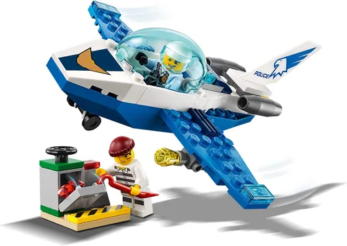 Vista 6 de LEGO City Sky Police Jet Patrol 60206 Kit de construcción (54 piezas)