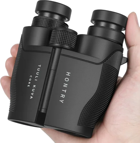 Vista 11 de Hontry Binoculares para adultos y niños, prismáticos compactos de 10 x 25 para observación de aves, teatro y conciertos, juegos de caza y deportes