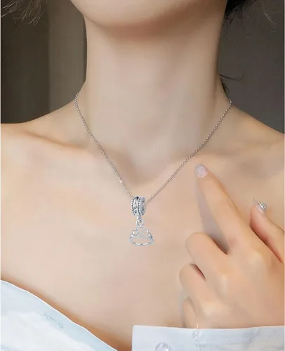 Vista 6 de Dije de corona para mi princesa reina compatible con pulseras Pandora