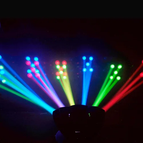 Vista 9 de Chauvet DJ Derby X DMX-512 LED RGB multicolor efecto de luz estroboscópica DJ (2 unidades)