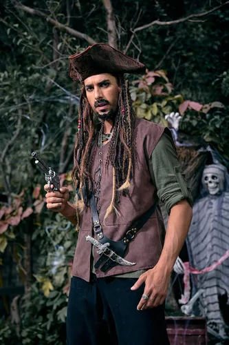 Vista 4 de Bbalizko Camisas piratas renacentistas, vikingas, steampunk, medievales, con cordones, manga larga, gótico, celta, hippie, victoriano