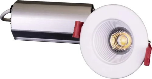 Vista 8 de NICOR Iluminación LED redonda empotrable de 2 pulgadas en blanco, 4000 K (DRD211204KWH)