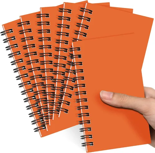 Vista 14 de Jutom 2 cuadernos pequeños en espiral, blocs de notas de 3 x 5 pulgadas, cuadernos de bolsillo pequeños a granel, mini bloc de notas con páginas