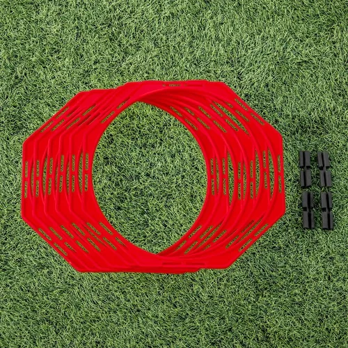 Vista 5 de FORZA Anillos octa de entrenamiento de agilidad [Pack de 6] Equipo de entrenamiento de fútbol Juego de anillos de agilidad multideporte Equipo