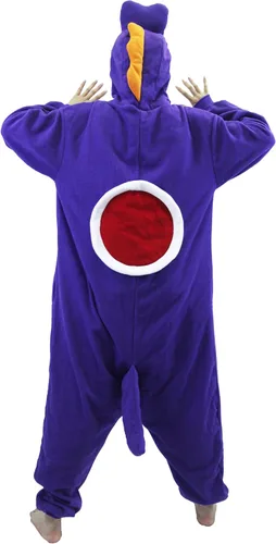 Vista 3 de Pijama unisex de Yoshi Kigurumi de Yoshi Kigurumi para adultos, para Halloween, Navidad, anime, verde, disfraz de Yoshi, disfraz para pareja