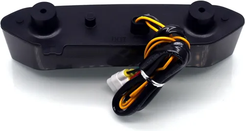 Vista 4 de MZS Luz trasera para motocicleta, LED integrada, señal de giro intermitente, lente ahumada compatible con YZF R1 2002-2003 / WR250R 2010-2017