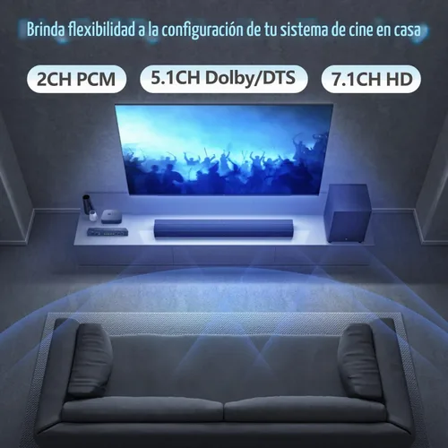 Vista 3 de 5 en 1 salida 4K @60Hz HDMI Switch Extractor de audio con óptico y salida de 0.138 in, divisor de audio HDMI 2.0 compatible con HDR 10, HDCP 2.2