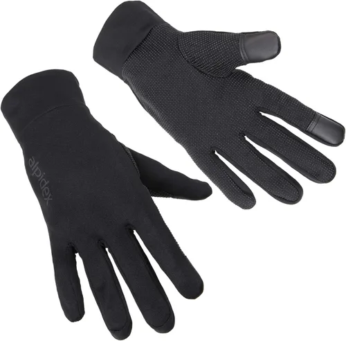 Vista 2 de ALPIDEX Guantes deportivos ligeros para hombre y mujer, guantes para pantalla táctil, forro delgado y cálido para invierno, ciclismo, ciclismo