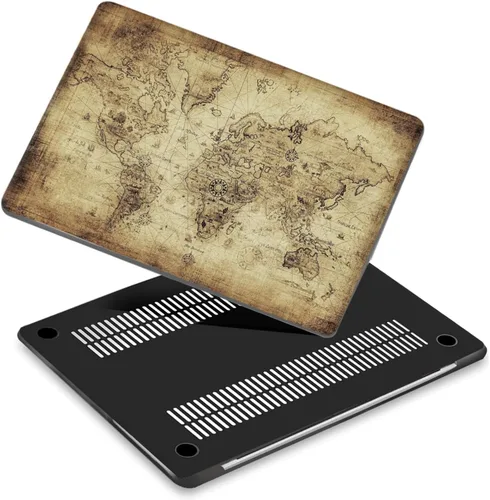 Vista 15 de Funda rígida ligera compatible con MacBook Pro de 13 pulgadas CD-ROM (2008-2012) modelo A1278, funda rígida protectora de plástico
