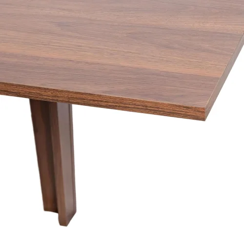 Vista 8 de WILLIAMSPACE Mesa de comedor extensible de madera de 106 pulgadas para 8 a 12, mesa de cocina rectangular rústica de campo, mesa de comedor grande