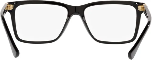 Vista 2 de Versace VE 3328 GB1 - Lentes rectangulares (plástico, 2.205 in), color negro, Negro