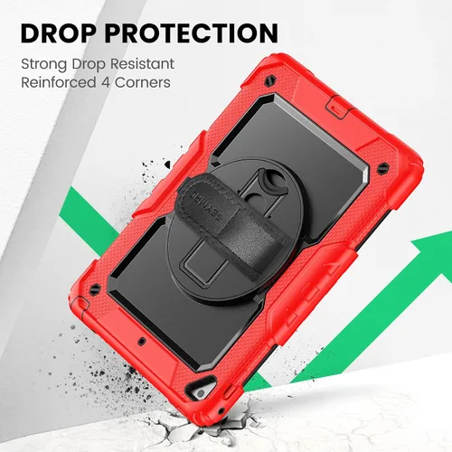 Vista 18 de SEYMAC para iPad Pro de 11 pulgadas Funda M5 2025/M4 2024, Funda Protectora Resistente a Prueba de Golpes con Protector de Pantalla, Soporte