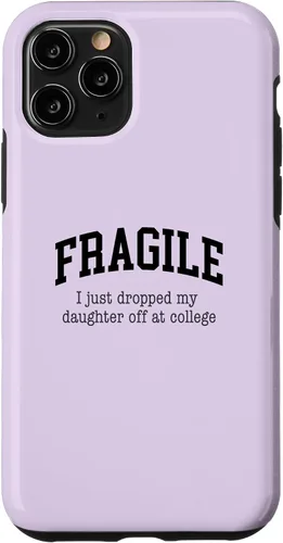 Vista 27 de Frágil - Carcasa para iPhone 16 con texto en inglés "I Just Ddrops My Daughter Off at College Parents