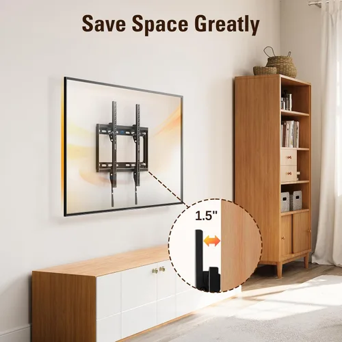 Vista 3 de Mounting Dream Soportes de TV inclinables para la mayoría de televisores LED de 26 a 60 pulgadas, LCD de hasta VESA 15.748 x 15.748 in y capacidad
