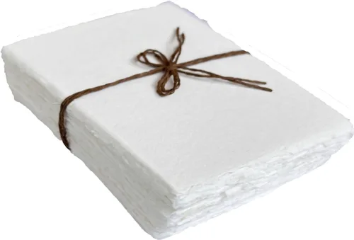 Vista 8 de Papel de algodón hecho a mano con borde Deckle de algodón reciclado, tarjeta mixta para tarjetas de colocación/acompañantes, tarjetas de lugar