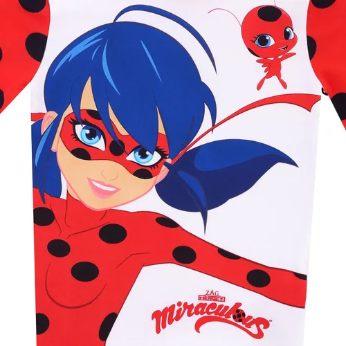 Vista 3 de Miraculous Ladybug Girls' Lady Bug Pajamas