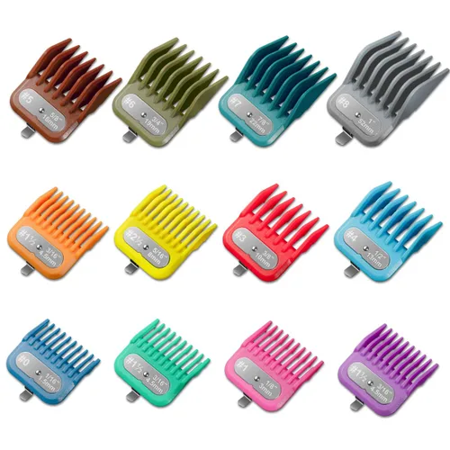 Vista 7 de Juego de protectores cortapelos extralargos compatibles con Andis Master, Oster Fast Feed, Andis AAC-1, GC, LCL, ML, PM-1, PM-2, PM-4, RCAC, RS-1